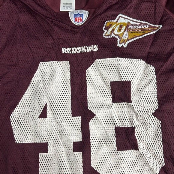 Vintage Washington Redskins jersey Reebok  #48 Davis XL - Picture 7 of 7
